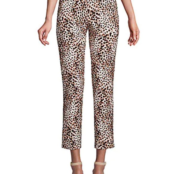 Lord & Taylor Pants - Kelly Animal Printed Pants Khaki Sand Crop Ankle